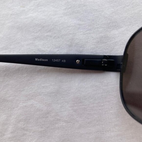 Bolle Polarized Men Sunglasses Madison 12457 KB Black Frame Eye Wear - Picture 8 of 11